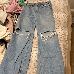 Abercrombie 90s high rise jeans 4 SHORT
